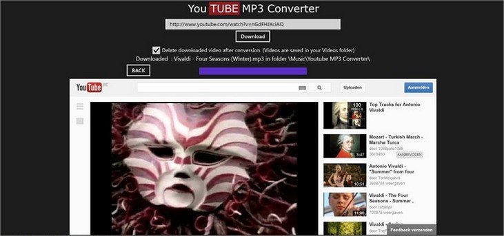 YouTube MP3 Converter.
