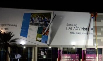 Samsung revela Galaxy Note Pro e Galaxy Tab Pro em outdoor da CES 2014