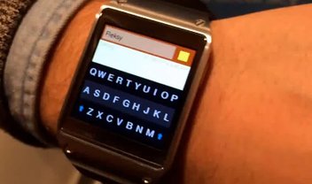 Já é permitido digitar no Galaxy Gear com o app Flesky