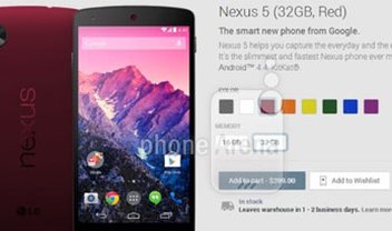 Google pode lançar mais seis modelos do Nexus 5 com cores diferentes