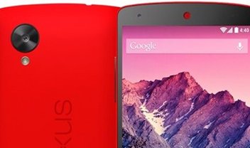 Nexus 5 vermelho é oficialmente lançado pelo valor de US$ 349