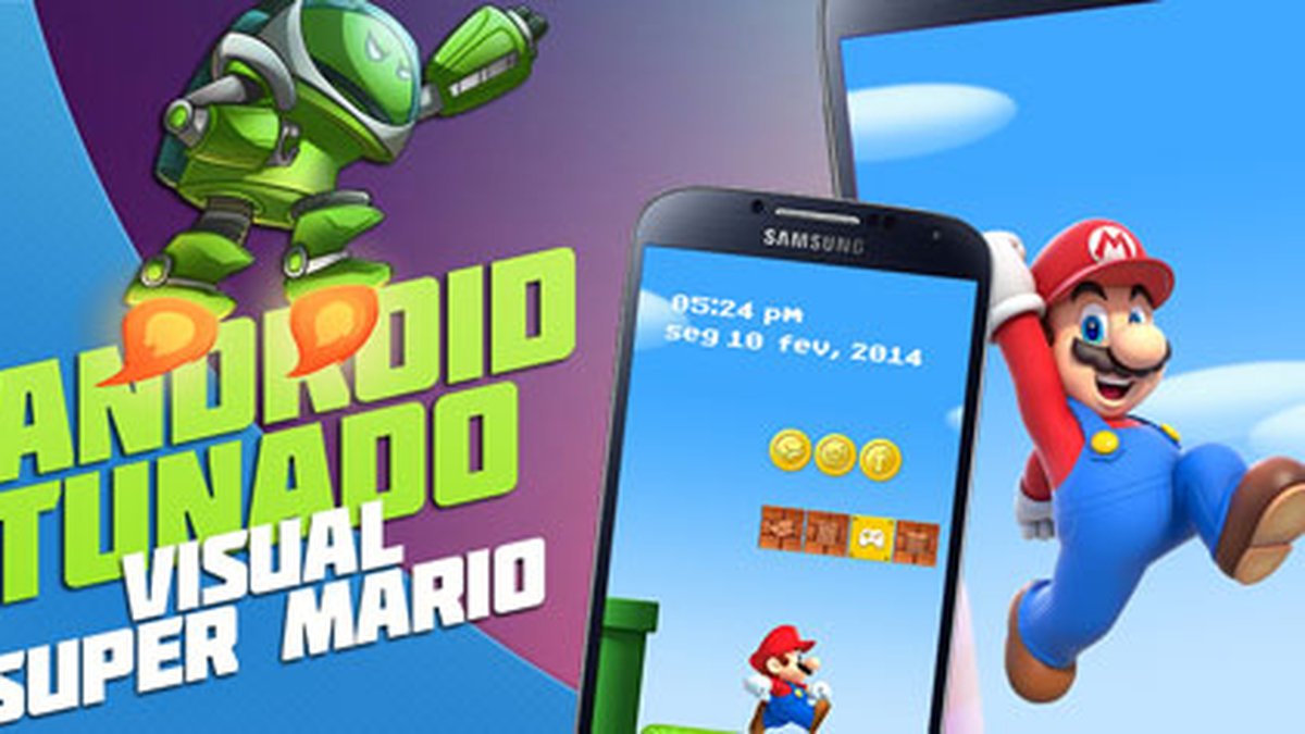 Super Mario invade o Android: aprenda a personalizar seu smartphone com o  seu encanador preferido