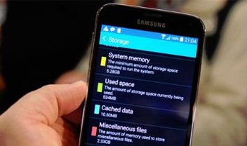 Problema: só a memória do sistema no Galaxy S5 ocupa mais de 5 GB