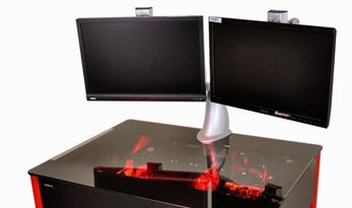 Protótipo de PC gamer é também uma mesa