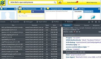 Internet banking do Banco do Brasil compartilhava URLs com o Facebook