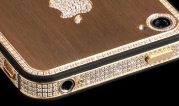 iPhone 5 coberto de ouro e diamantes é vendido por US$ 1 milhão