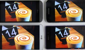 Tela do Galaxy S5 é comparada às do LG G2 Pro, HTC One (M8) e Xperia Z2