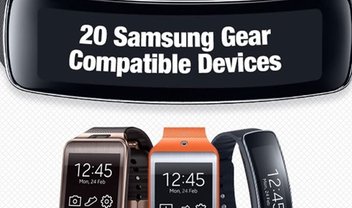 Linha Galaxy Gear agora é compatível com 20 aparelhos Galaxy diferentes