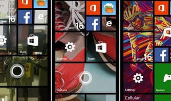 Windows Phone 8.1: como aplicar planos de fundo à interface do sistema