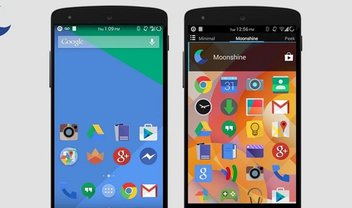 Modificação com ícones inspirados no Android "Moonshine" já está disponível