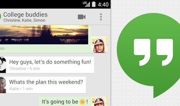 Atualização combina mensagens de texto e chat em mesma janela de Hangouts