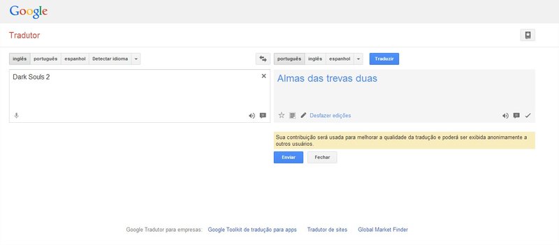 Reprodução/GoogleTranslator