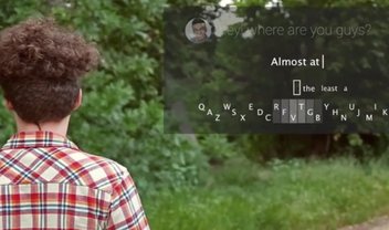 Teclado para Google Glass? Saiba mais sobre essa ideia [vídeo]