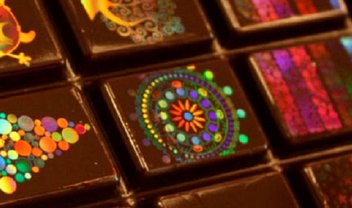 Empresa suíça criou hologramas decorativos para chocolate