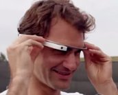 Roger Federer testa o Google Glass