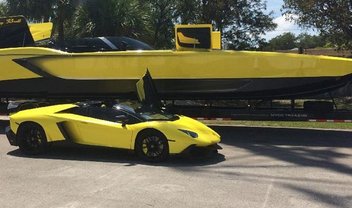 Ricaço constrói lancha de R$ 3 milhões que é réplica de uma Lamborghini