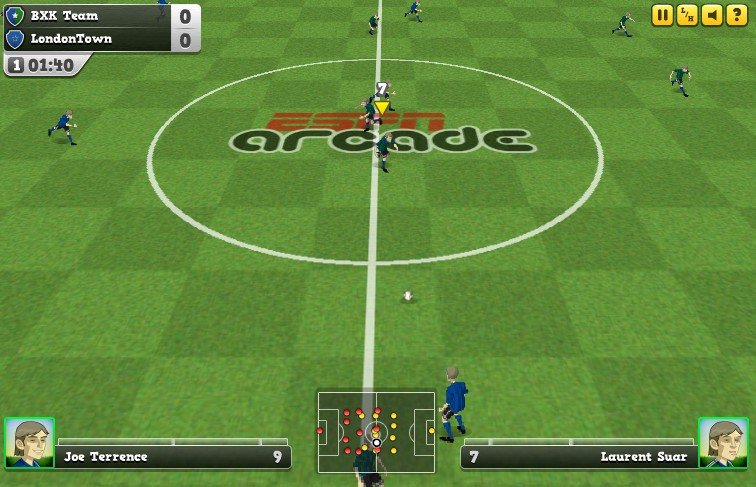 Soccer Online em Jogos na Internet