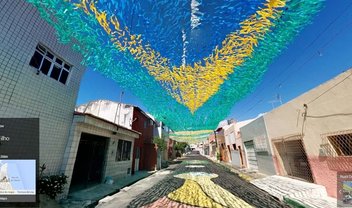 Veja os detalhes das ruas coloridas do Brasil através do Google Street View