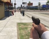 Mod de GTA V permite jogar com visão em primeira pessoa