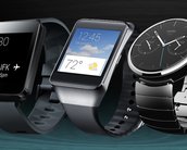 Comparação: smartwatches LG G Watch, Samsung Gear Live e Moto 360