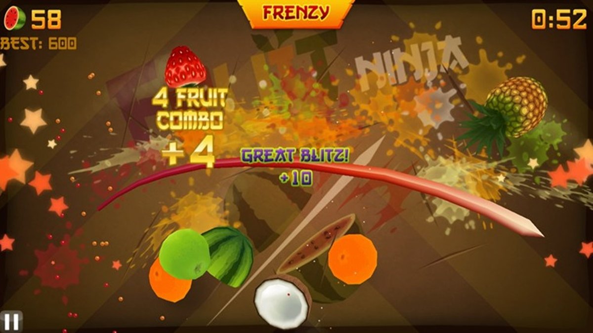 Fruit Ninja no Jogos 360