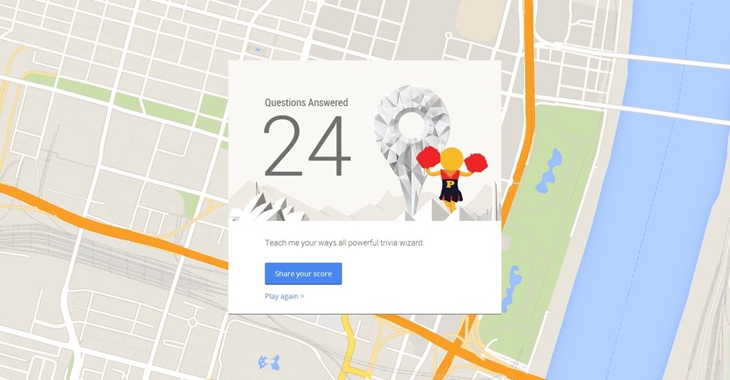 Google lança Smarty Pins, jogo de perguntas usando o Google Maps