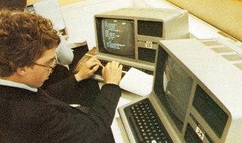 Como eram os computadores e mainframes na década de 1980