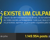 Brasileiros usam redes sociais para buscar culpados pela derrota da Seleção