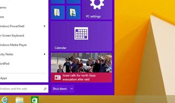 Foto vazada do novo Windows 8.1 mostra o novo Menu Iniciar