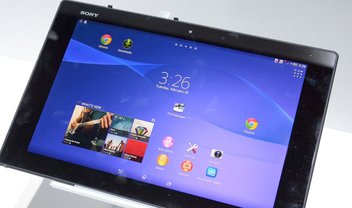 O tablet Xperia Z2 da Sony chega este mês ao Brasil