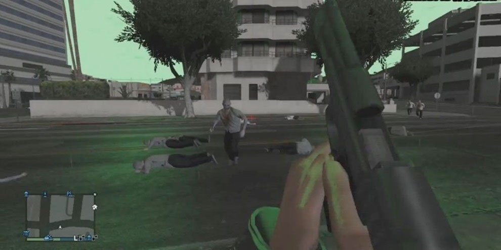 GTA V First-Person Shooter (FPS) Mod Created (video)