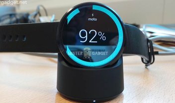 Imagens mostram como funcionará o carregamento da bateria do Moto 360