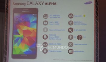 Exclusivo: vazam especificações oficiais, preço e data do Galaxy Alpha