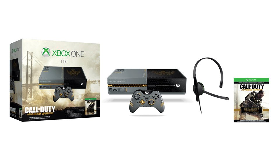 xbox 1 call of duty advanced warfare console