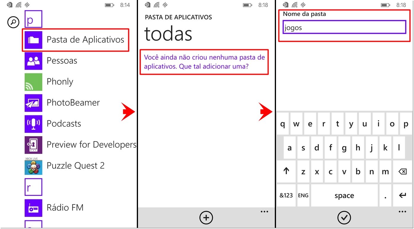 Windows Phone Como Criar Pastas De Aplicativos Na Tela Inicial Tecmundo 6567