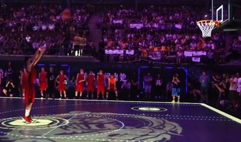 Nike monta quadra de basquete com chão de LED na China [vídeo]