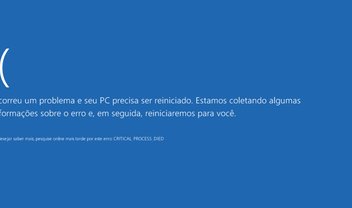 Atualização causa “tela azul da morte” no Windows 8.1; saiba como consertar