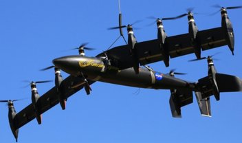 NASA testa protótipo de drone híbrido que pousa e decola na vertical