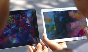 Samsung "ataca" Apple em vídeo de comparação entre Galaxy Tab S e iPad Air