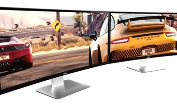 Dell anuncia monitor curvo de 34" junto com PC gamer da Alienware