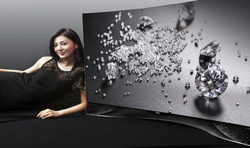 Está na moda: LG anuncia TV OLED curva cravejada com cristais Swarovski