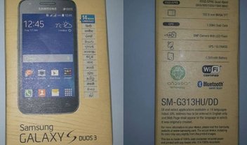 Galaxy S Duos 3 é confirmado na Índia e terá a versão KitKat do Android