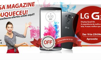 Loja Cissa Magazine vende novamente LG G3 por R$ 1.499 [atualizado]