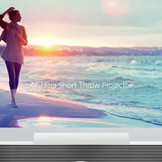 Imagem de Projetor doméstico 4K da Sony que fica bem perto da parede custa US$ 50 mil