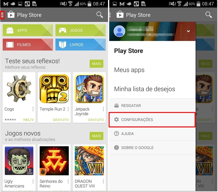Como atualizar aplicativos na Play Store 