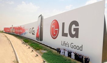 LG quebra recorde mundial com anúncio gigantesco do LG G3