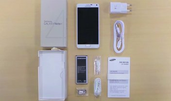 Confira em vídeo o primeiro unboxing do Galaxy Note 4