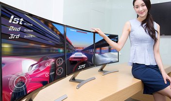 Samsung apresenta monitor curvo de 27" para filmes e jogos