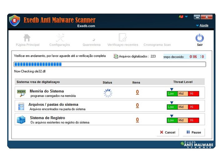 Exedb Anti Malware Scanner.