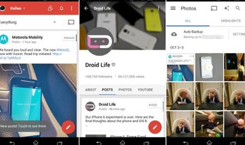 Google+ recebe atualização visual no estilo Material Design